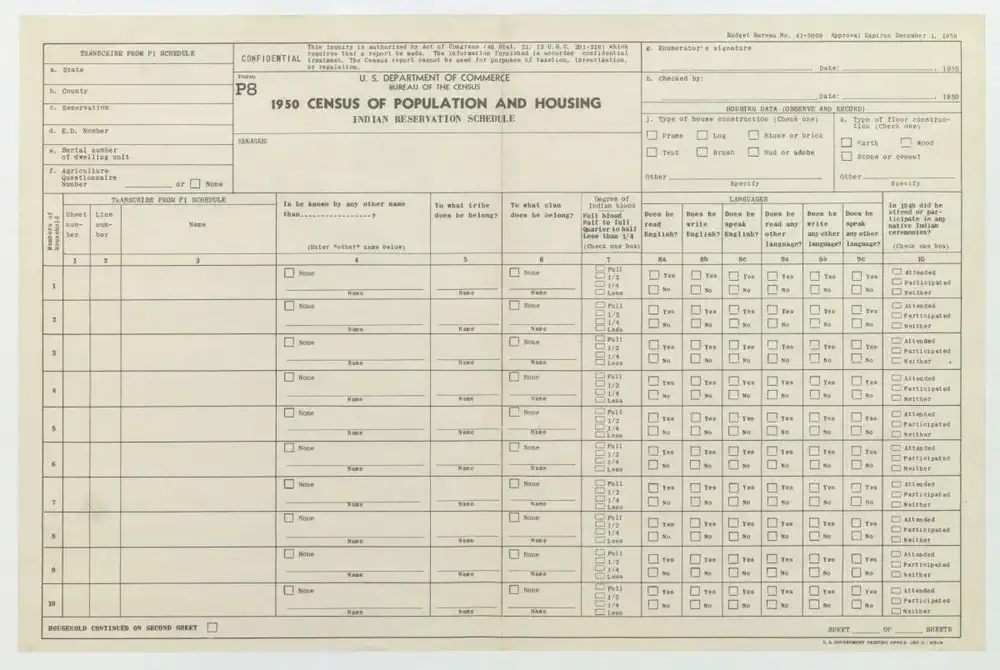 1950 Census