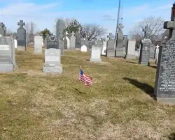 Grave of Michael McManus, Calvary Cemetery, Section 8
