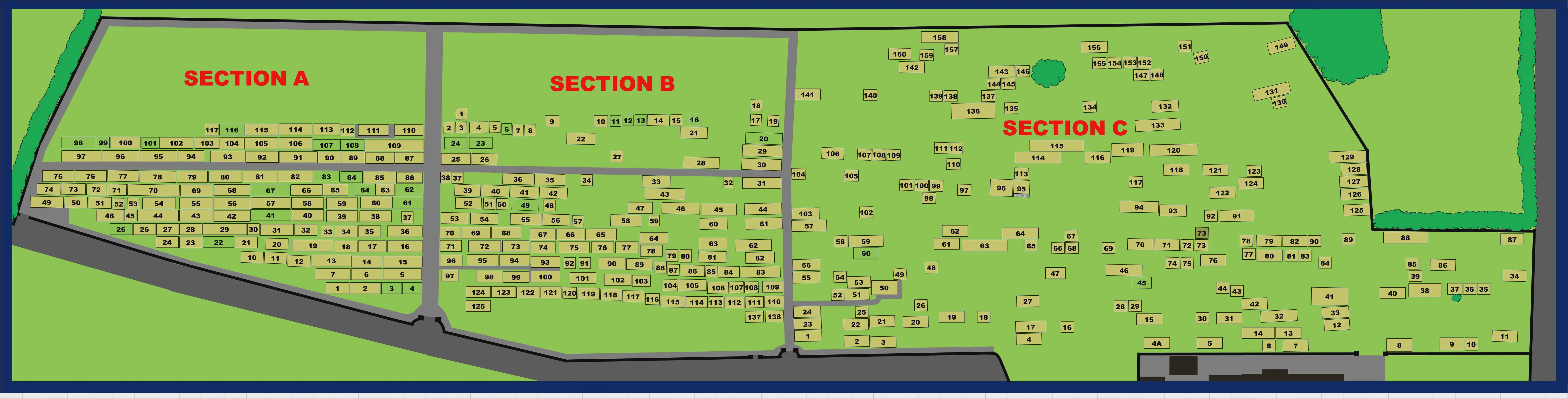 Arigna Cemetery Map