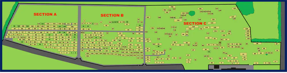 Arigna Cemetery Map