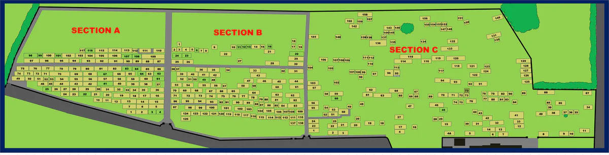 Arigna Cemetery Map
