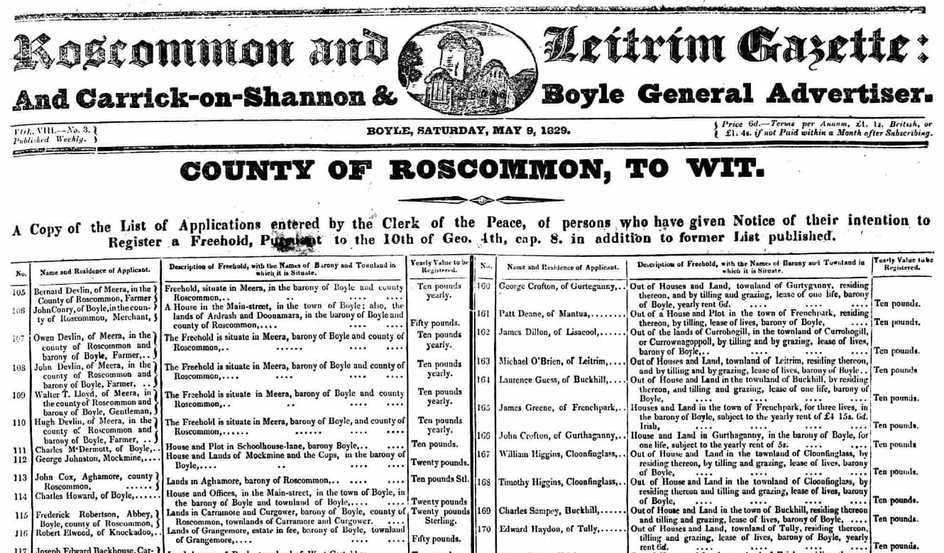 Roscommon Leitrim Gazette