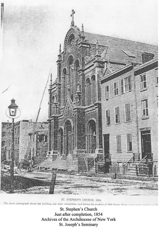 St. Stephen’s Church Just after completion, 1854