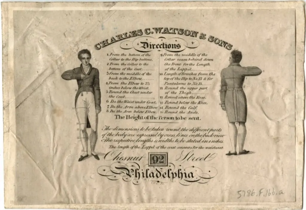 An Early Philadelphia Garment Sales Poster