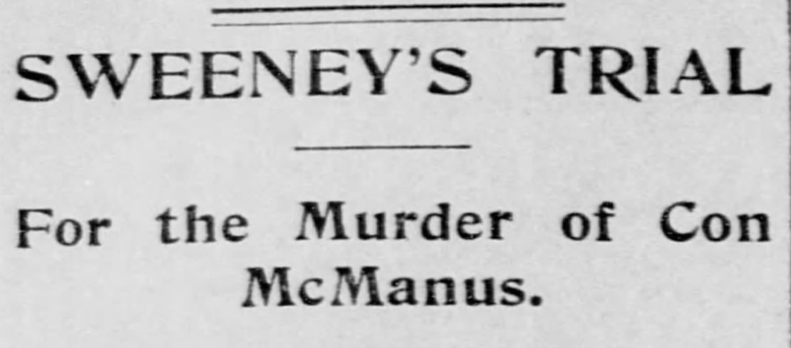 Sweeney's Trial - 10-25-1894